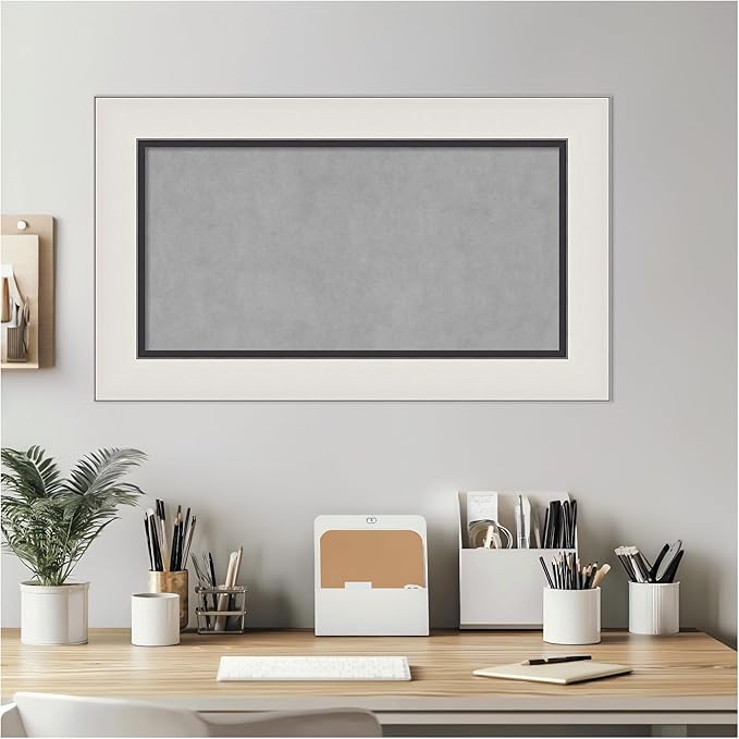 Amanti Art Silver Framed Magnetic Board 18x30 Small Vision Board - Image 6