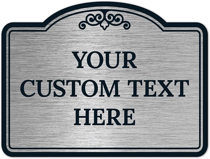Custom Decorative Sign, Personalized Metal Sign by SigoSigns