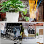 COHEALI Transparent Acrylic Memo Board Erasable Writing Message Board - Image 5