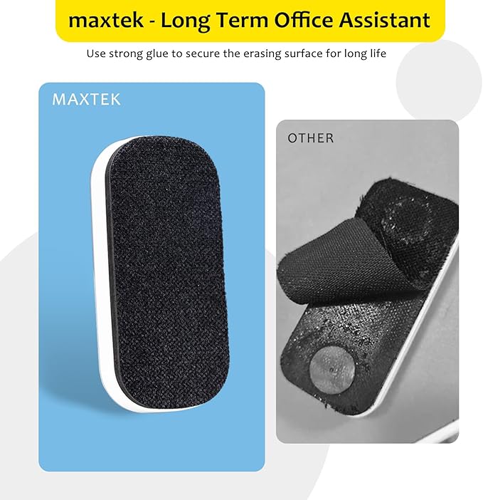 maxtek Magnetic Dry Erase Eraser, Glass Board Erasers, 1 Pack, Glass Board - Image 7