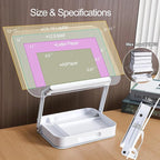 ZOEY Acrylic Book Stand for Reading Adjustable Book Holder - Image 2