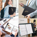 Uquelic 50-Pocket Binder with Plastic Sleeves - Image 9