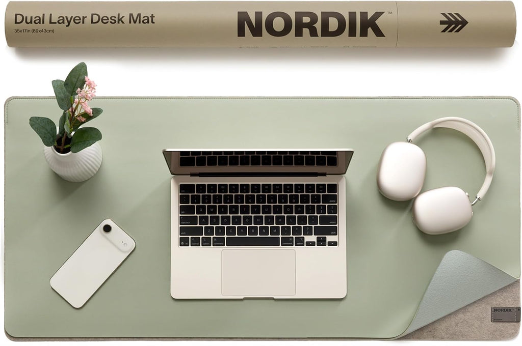 Nordik Felt and Leather Desk Mat