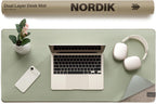 Nordik Felt and Leather Desk Mat