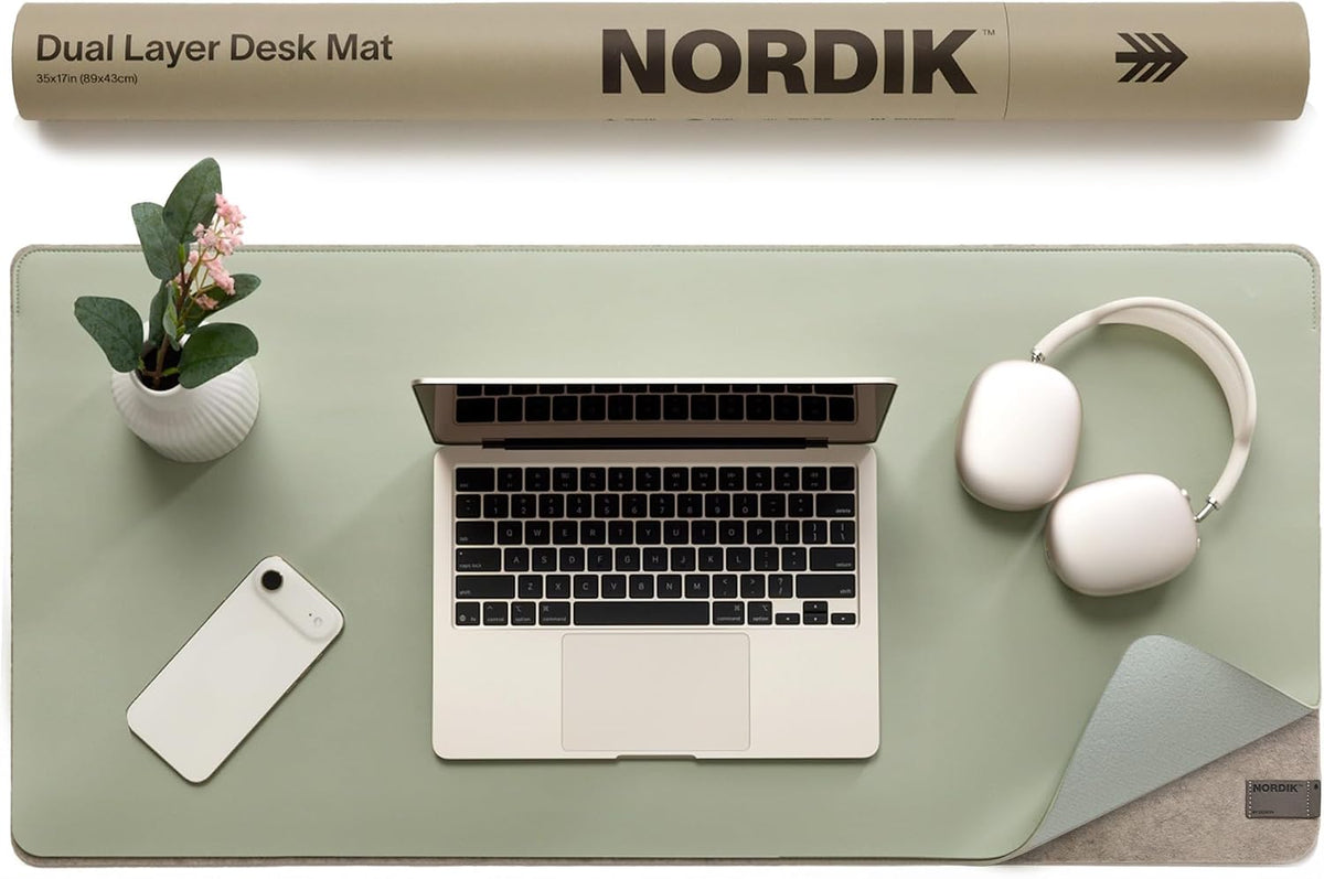Nordik Felt and Leather Desk Mat