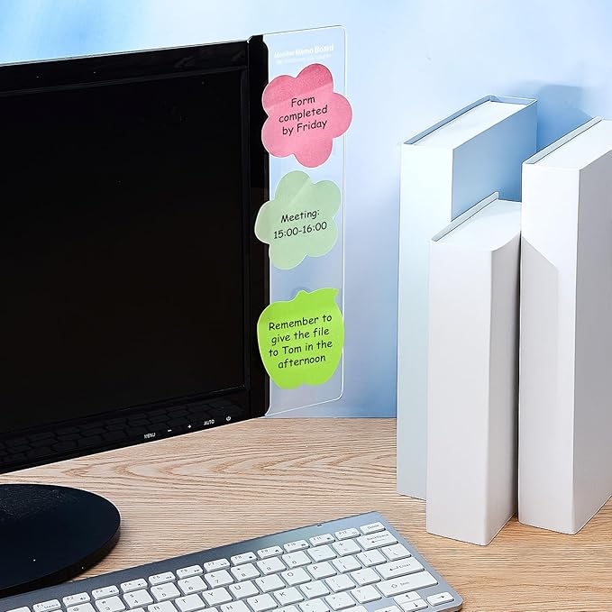 Zonon 24 Pieces Computer Monitor Notes Screen Monitor Memo Board Sticky Note - Image 7