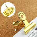 30 Pieces Push Pins Clips Gold Thumb Tacks - Image 3