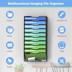 Kuntine.B Wall File Organizer Office Hanging Magazine Holder Wall File Organizer - Image 4