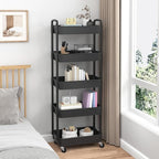 Sywhitta 5-Tier Plastic Rolling Utility Cart - Image 6