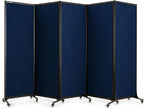 Upgrade Version Room Partition and Divider, Freestanding Rolling Dividers by StrongBird