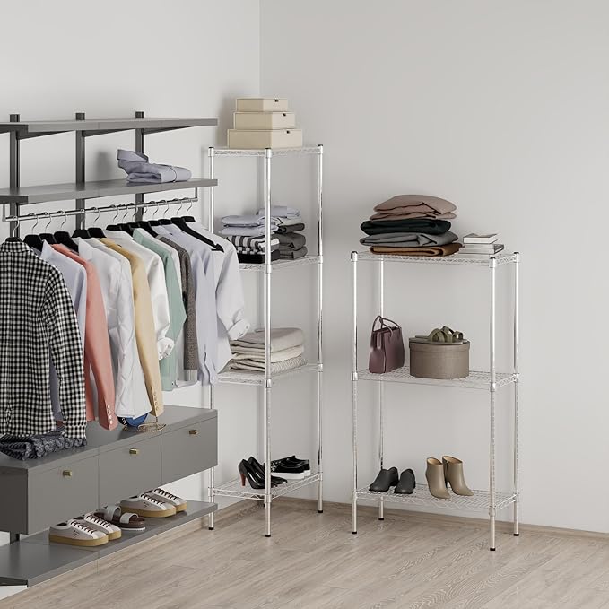 Regal Altair 14" Deep x 30" Wide x 54" Height Wire Shelving Kit | 3-Tier | NSF - Image 6