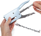 Rapesco 1355A Porpoise Classic Stapling Plier, 45 Sheet Capacity, Blue | Includes 10,000 Standard 5/16" Staples, All-Metal Construction, Rotating Anvil for Pinning, Rear-Loading, for Office