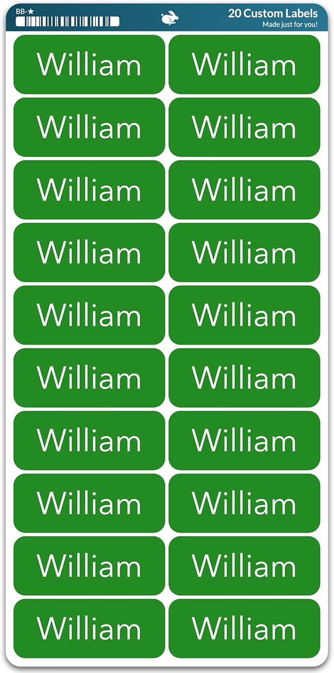 Personalized Name Labels Large Custom Name Stickers - Image 6