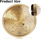 3 in 1 Barometer for Weather Station, Wall Hanging Thermometer All-Season - Image 3