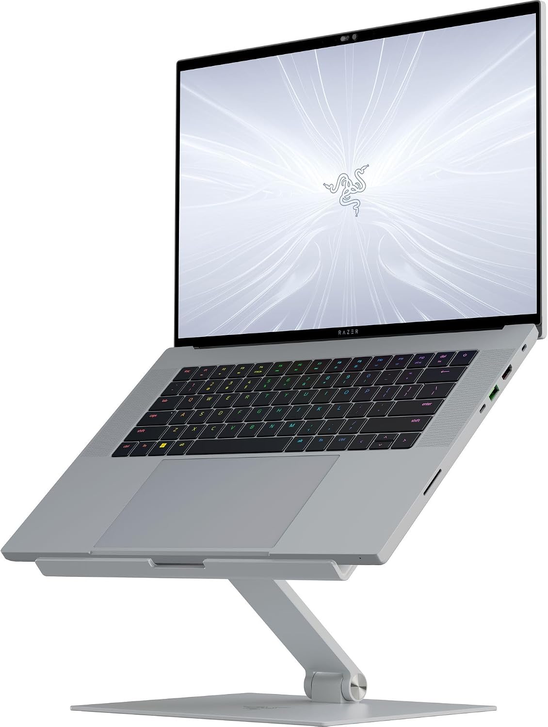 Razer Adjustable Laptop Stand, Supports Phones/Tablets up to 18", Mercury