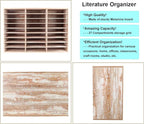 PAG Mail Sorter, Wood Literature Organizer, Student Mailbox - Image 2