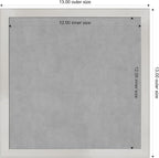 Amanti Art Silver Framed Magnetic Board 13x13 X-Small Vision Board - Image 4