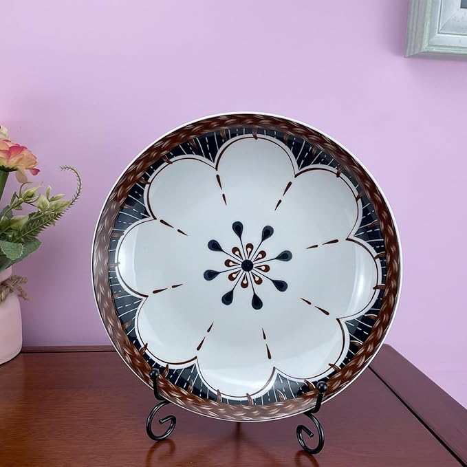 HENABLE 4PCS Premium Black Iron Plate Stands - Image 3