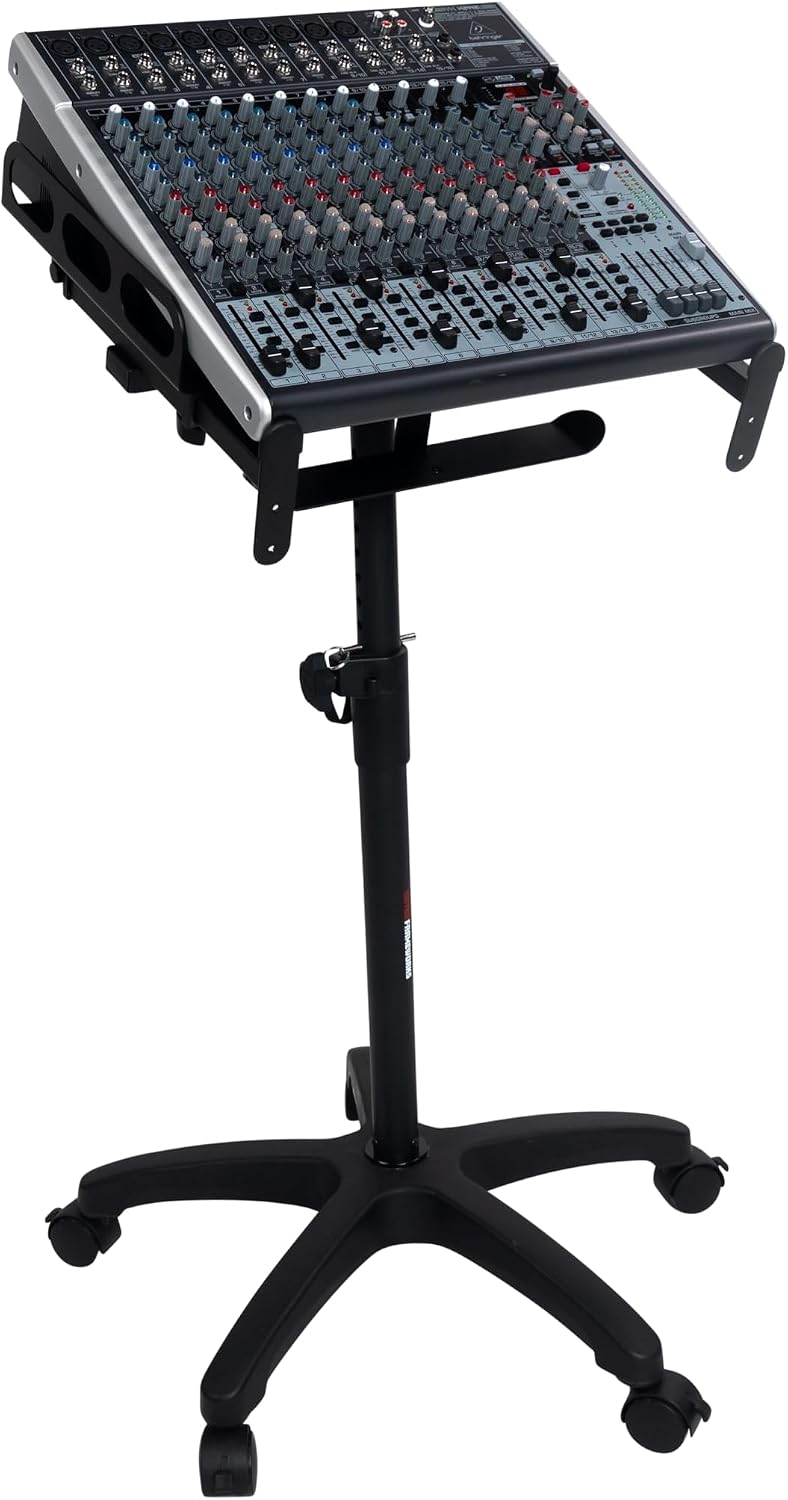 Gator Frameworks Adjustable Rolling Mixer Stand (GFW-MIXERCART-0400)