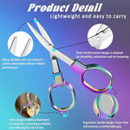 2 PCS Stainless Steel Mini Folding Scissors, Safety Pocket-Sized Multipurpose - Image 3