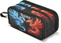 BOENLE Custom Dragon Phoenix Pencil Case Box Boys Girls Personalized Name Large by BOENLE-WELCOMEYOURCOMING
