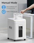 110-Sheet Micro-Cut Paper Shredder Auto Feed Shredders P-4 High Security - Image 3