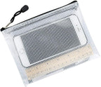 Oaimyy-18 Pcs, Plastic Mesh Zipper Pouch Document Folders Bag Zipper Zip File - Image 6
