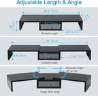 TEAMIX Dual Monitor Stand Riser - Image 5