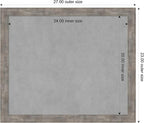 Amanti Art Silver Framed Magnetic Board 23x27 Medium Vision Board - Image 4