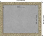 Amanti Art Silver Framed Magnetic Board 39x47 X-Large Vision Board - Image 2