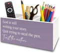 XPH Purple Christian Pen Pencil Holder Organizer by XPH