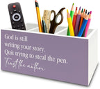 XPH Purple Christian Pen Pencil Holder Organizer by XPH