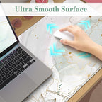 iCasso Desk Cover Mat, Extra Large Lotus Mouse Pad, Desk Pad Mat, Office Matt - Image 4