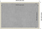 Amanti Art Silver Framed Magnetic Board 26x38 Large Vision Board - Image 2