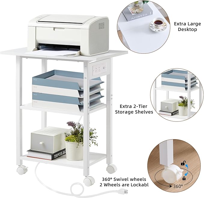 Lerliuo 3-Tier Printer Stand - Image 8