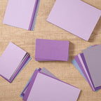 50 Sheets Small Colored Cardstock Paper 5 Colors Blank Flash Cards, 250 GSM - Image 6
