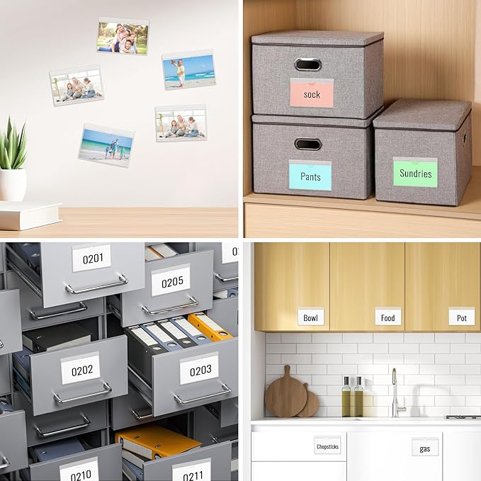 60 Pack 3" x 5" Index Card Pockets - Image 6