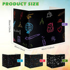 Crtiin 24 Pcs Privacy Folders for Students Desk Dividers Standard School - Image 2