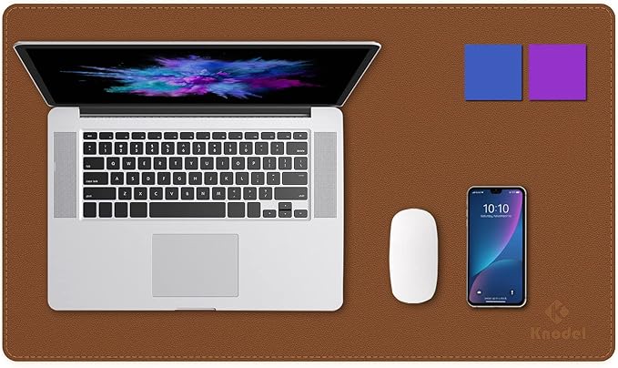 K KNODEL Desk Mat, Dual-Sided Office Desk Pad, Waterproof Desk Mat by K+KNODEL