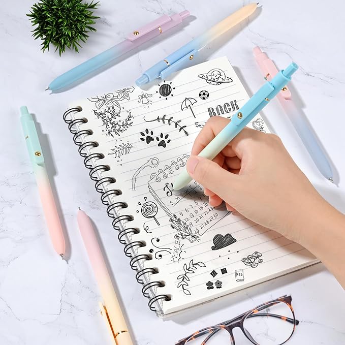 FIOVER Gel Pens, Cute Office Back to School Supplies Gifts - Image 4