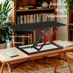 37 Inch Standing Desk Converter - Image 9