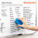 Shuttle Art Dry Erase Markers, 16 Pack Black Whiteboard Markers, Fine Tip Dry - Image 6