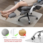 Kuyal Chair Mat for Hardwood Floor, 46 x 46 inches Rectangle Desk Durable - Image 2
