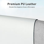 Aothia Leather Desk Pad Protector, Large Mouse Pad, Office Mat, Non-Slip PU - Image 2