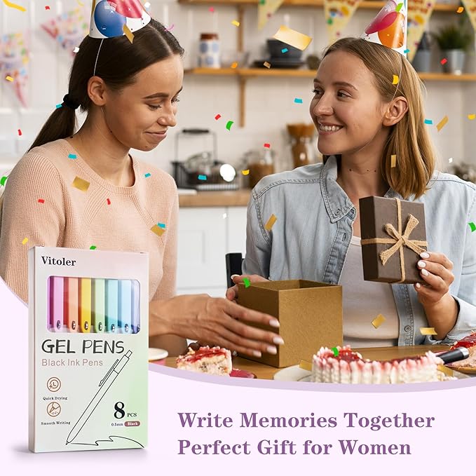 Piochoo Gel Pens, 0.5mm Cute Pens - Image 7