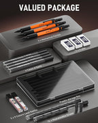 Nicpro 3 PCS 1.3 mm Orange Mechanical Pencils Set - Image 5