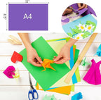 200 Sheets Colored Cardstock 8.5 "x 11", 65LB 180GSM Craft Bulk Construction - Image 5