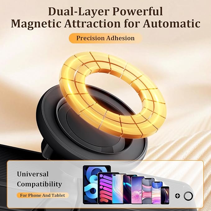 nediea Magnetic Wall Mount for iPad, 360°Rotation Tablet Wall Mount Holder - Image 4