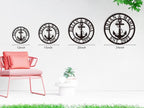 Personalized Nautical Decor, Custom Metal Sign, Anchor Family Name Sign - Image 6