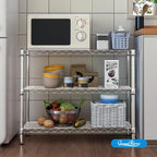 Guan River 3-Shelf Adjustable Metal Shelf Wire Shelving Storage Rack - Image 7